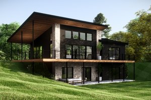 Modern Exterior - Front Elevation Plan #1064-298